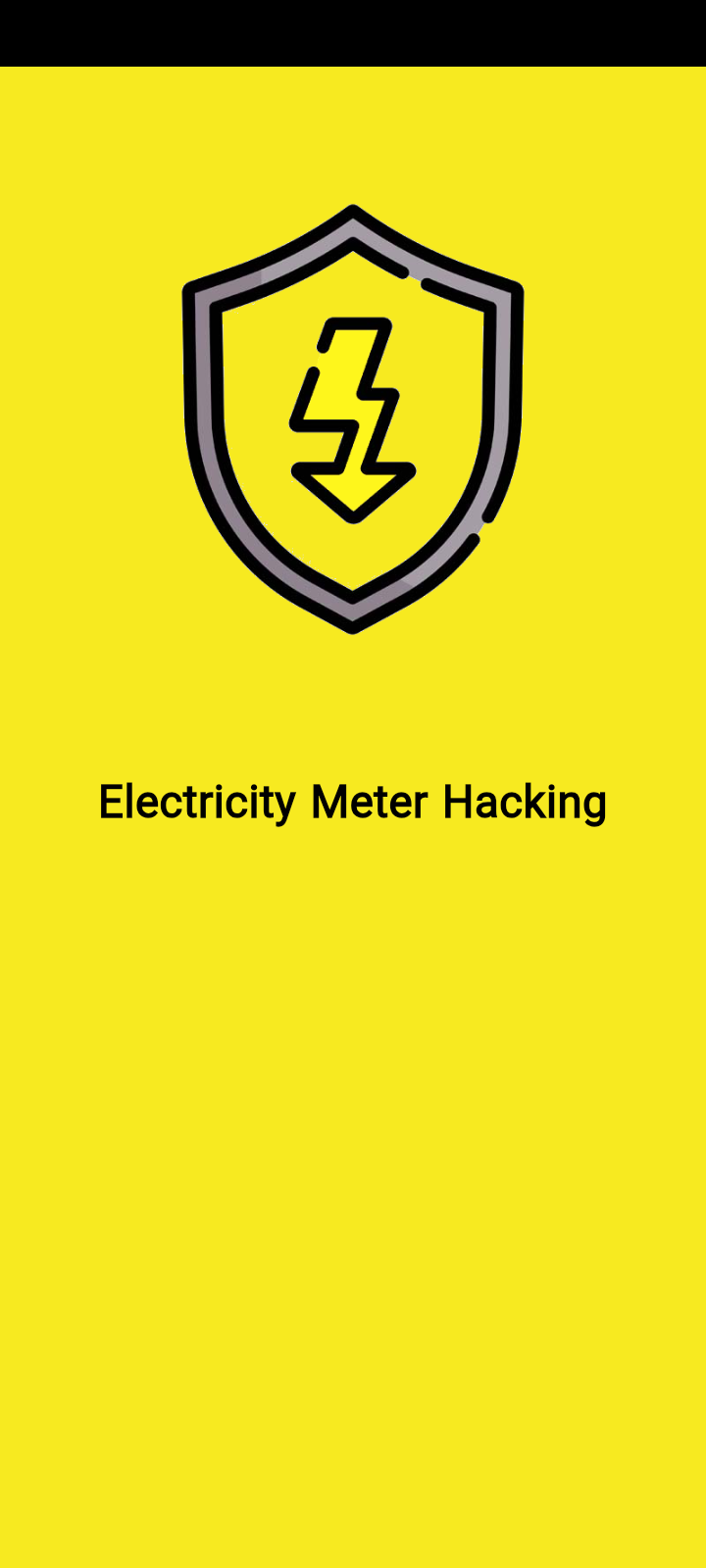 Electricity Meter Hacking Android